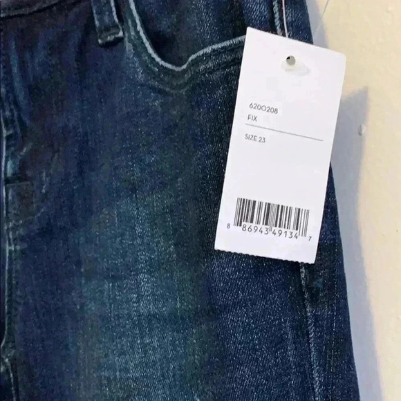 BNWT J brand mid- rise super  skinny jeans size 23 - Picture 6 of 6